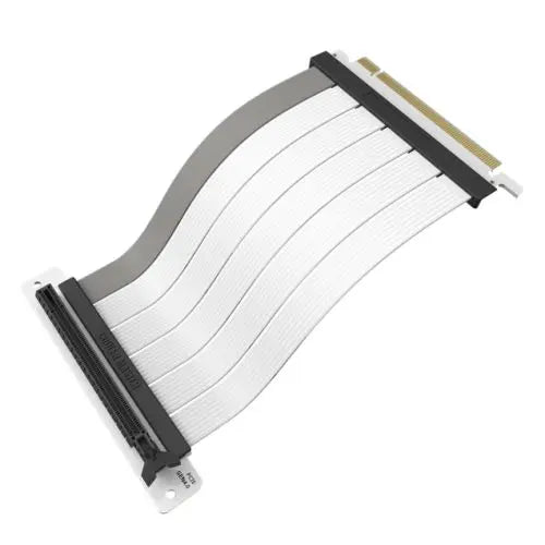 CSH Online Shop Cooler Master PCIe 4.0 x16 300mm Extension Riser Cable, Gold Plated Connectors, White COOLER MASTER
