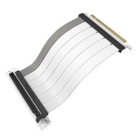 CSH Online Shop Cooler Master PCIe 4.0 x16 300mm Extension Riser Cable, Gold Plated Connectors, White COOLER MASTER