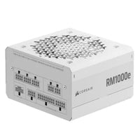 CSH Online Shop Corsair 1000W RMe Series RM1000e PSU, Fully Modular, Low-Noise, Cybenetics Gold, Zero RPM Mode, ATX 3.1, PCIe 5.1, White CORSAIR