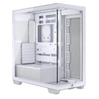 CSH Online Shop Corsair 3500X Gaming Case w/ Glass Side & Front, E-ATX, No Fans, USB-C, Asus BTF Compatible, White CORSAIR