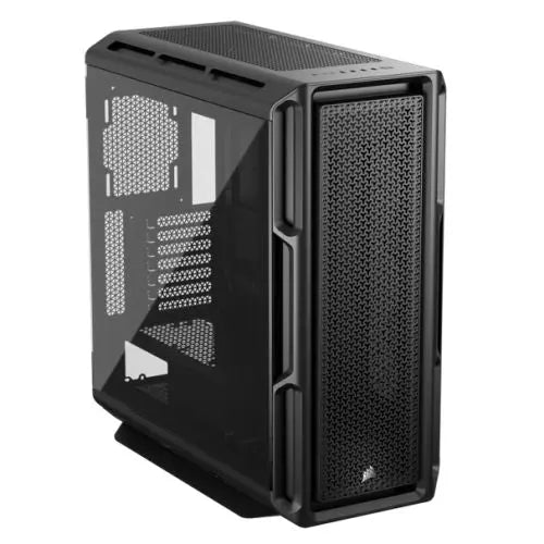 CSH Online Shop Corsair 5000T Gaming Case w/ Glass Side, E-ATX, No Fans, USB-C, Asus BTF Compatible, Black CORSAIR