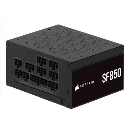 CSH Online Shop Corsair 850W SF Series SF850 SFX PSU, Fully Modular, 80+ Platinum, Fluid Dynamic Fan, ATX 3.1, PCIe 5.1, SFX-to-ATX Bracket CORSAIR