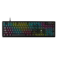 CSH Online Shop Corsair K70 CORE RGB Mechanical Gaming Keyboard, USB, Red Linear Switches, Sound Dampening, Rotary Dial, Aluminium Top Plate, Black CORSAIR