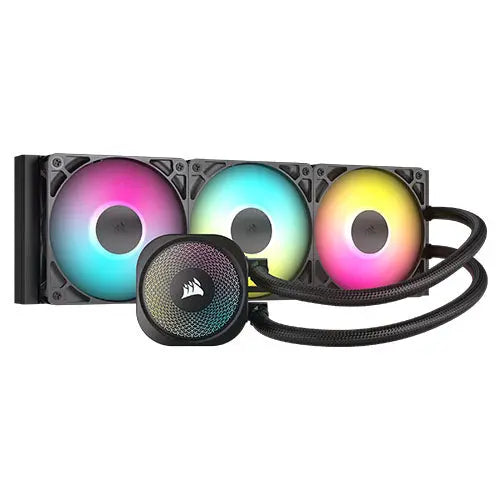 CSH Online Shop Corsair NAUTILUS 360 RS ARGB Liquid CPU Cooler, RS120 ARGB Magnetic Dome Fans, RGB Pump, Daisy-Chain Connections, Black CORSAIR