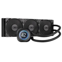 CSH Online Shop Corsair NAUTILUS 360 RS LCD Liquid CPU Cooler, Personalised LCD Screen, RS120 Magnetic Dome Fans, Daisy-Chain Connections, Black CORSAIR