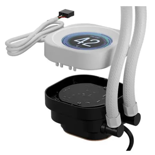 CSH Online Shop Corsair NAUTILUS RS LCD Module, Customisable 2.1" IPS LCD Screen, iCUE, White *For Corsair NAUTILUS RS & NAUTILUS RS ARGB CPU Coolers Only* CORSAIR