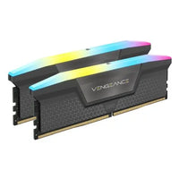 CSH Online Shop Corsair Vengeance RGB 32GB Kit (2 x 16GB), DDR5, 6000MHz (PC5-48000), CL36, 1.35V, PMIC, AMD Optimised, DIMM Memory CORSAIR