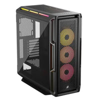 CSH Online Shop Corsair iCUE LINK 5000T LX RGB Gaming Case w/ Glass Side, E-ATX, 3x RGB Fans & iCUE LINK Hub, RGB Light Strips, USB-C, Asus BTF Compatible, Black CORSAIR