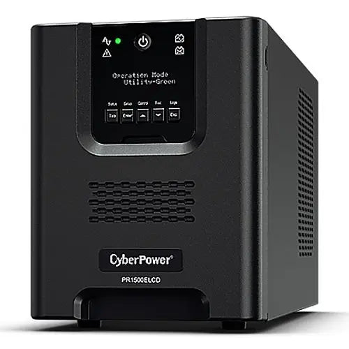 CSH Online Shop CyberPower 1500VA Line Interactive Tower Pro UPS, 1350W, LCD Display, 8x IEC, AVR Energy Saving, Hot-Swap Batteries CYBERPOWER