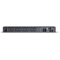CSH Online Shop CyberPower PDU81005 Switched Metered-by-Outlet Power Distribution Unit, 1U Rackmount, 1x IEC C20 Input, 8 Outlets, Real-Time Local/Remote Monitoring & Switching, LCD Display CYBERPOWER