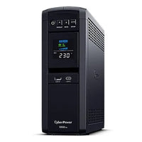 CSH Online Shop CyberPower PFC Sinewave 1350VA Line Interactive Tower UPS, 810W, LCD Display, 2x UK Plug, 4x IEC, AVR Energy Saving CYBERPOWER