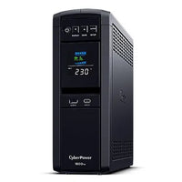 CSH Online Shop CyberPower PFC Sinewave 1600VA Line Interactive Tower UPS, 1000W, LCD Display, 2x UK Plug, 4x IEC, AVR Energy Saving CYBERPOWER