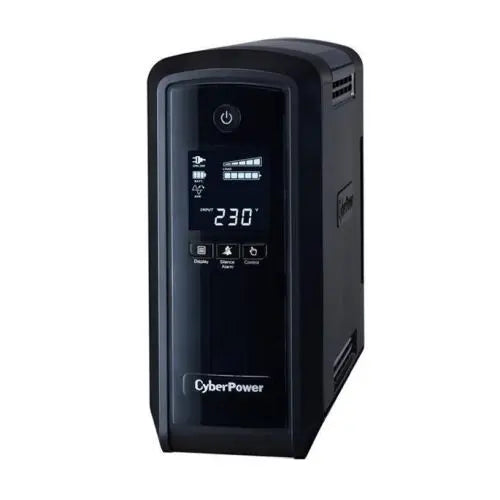 CSH Online Shop CyberPower PFC Sinewave 900VA Line Interactive Tower UPS, 540W, LCD Display, 2x UK Plug, 4x IEC, AVR Energy Saving CYBERPOWER