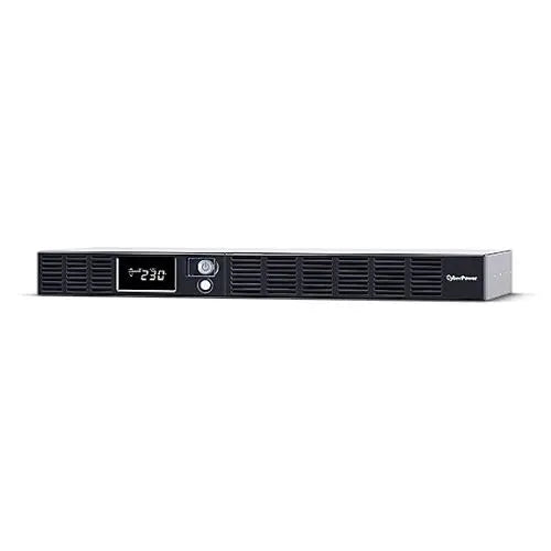 CSH Online Shop CyberPower Smart App 600VA Line Interactive 1U Rackmountable Office UPS, 360W, LCD Display, 6x IEC, AVR Energy Saving, Hot-swappable Batteries CYBERPOWER