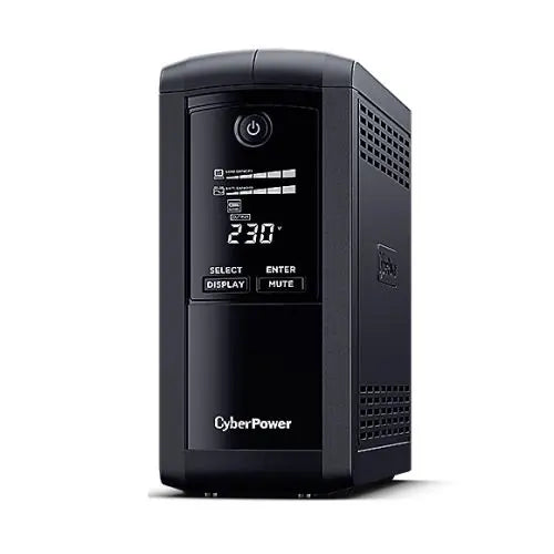 CSH Online Shop CyberPower Value Pro 1000VA Line Interactive Tower UPS, 550W, LCD Display, 6x IEC, AVR Energy Saving, 1Gbps Ethernet CYBERPOWER