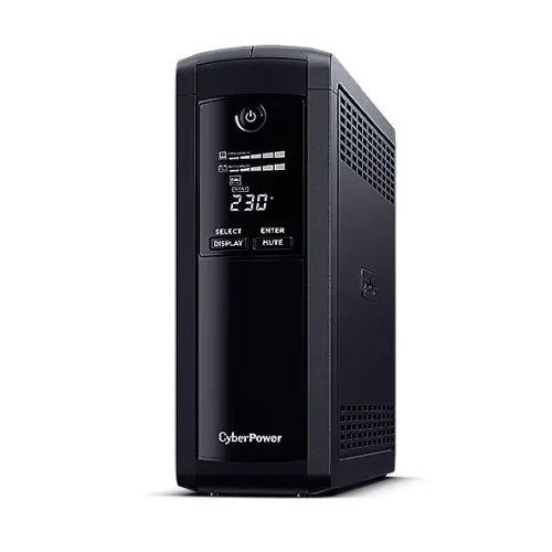 CSH Online Shop CyberPower Value Pro 1600VA Line Interactive Tower UPS, 960W, LCD Display, 8x IEC, AVR Energy Saving, 1Gbps Ethernet CYBERPOWER
