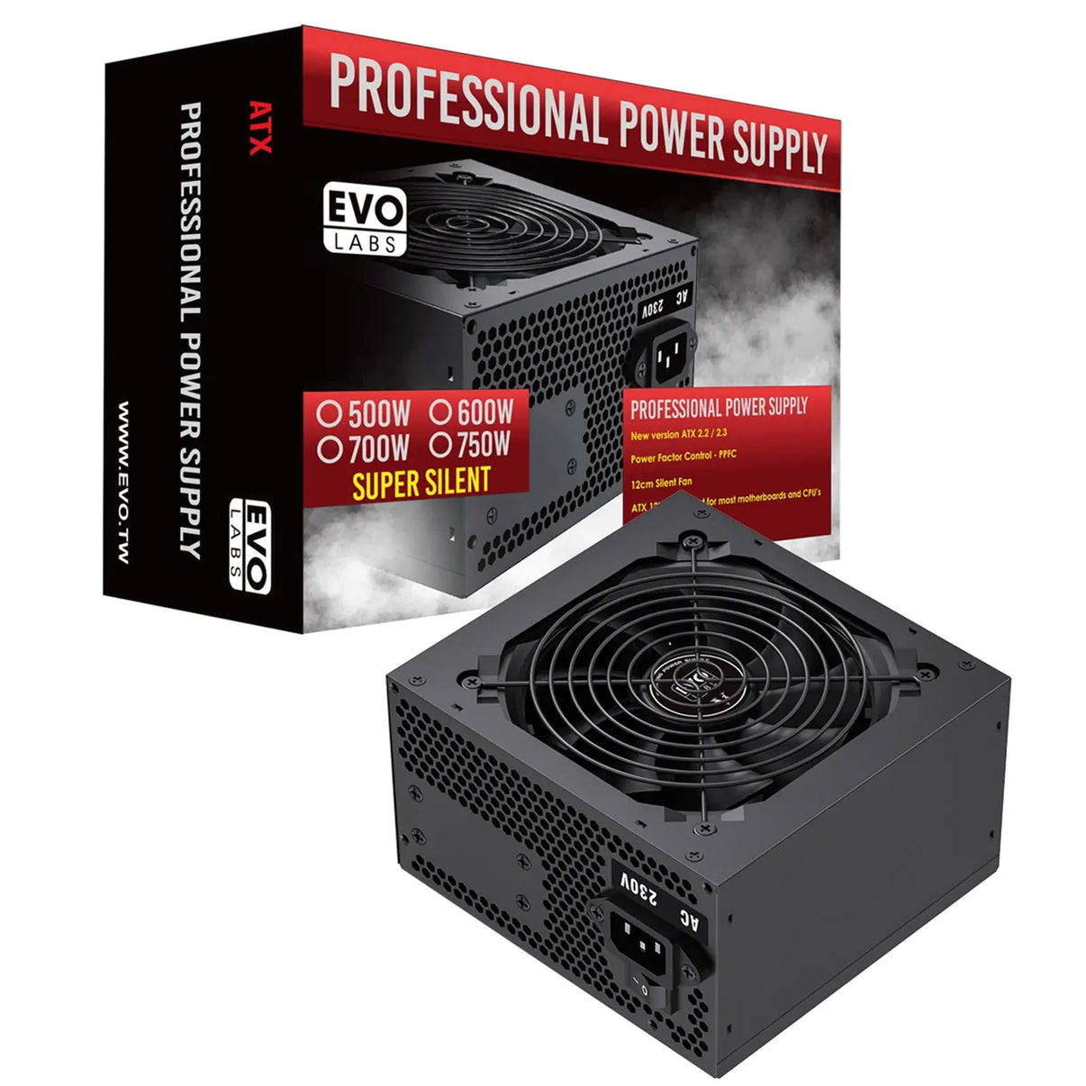 EVO LABS BR600-12BL 600W PSU