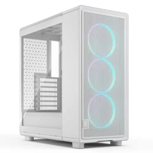 CSH Online Shop Fractal Design Epoch (White RGB TG Clear) Case w/ Clear Window, ATX, 3x Momentum RGB Fans, Mesh Top & Front, USB-C 20Gbps FRACTAL