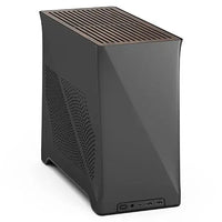 CSH Online Shop Fractal Design Era 2 ITX (Charcoal Grey) Compact Case w/ Walnut Top, Mini ITX, Requires SFX/SFX-L PSU, 2 Fans, 3-Slot GPU & 280mm Radiator Support, USB-C FRACTAL