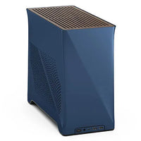 CSH Online Shop Fractal Design Era 2 ITX (Midnight Blue) Compact Case w/ Walnut Top, Mini ITX, Requires SFX/SFX-L PSU, 2 Fans, 3-Slot GPU & 280mm Radiator Support, USB-C FRACTAL