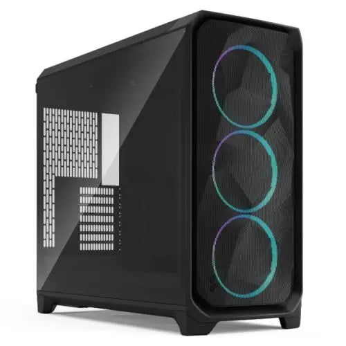 CSH Online Shop Fractal Design Meshify 3 XL (Black RGB TG Light) Case w/ Light Tint Window, E-ATX, Mesh Front, 3x RGB Fans, USB-C 20Gbps FRACTAL