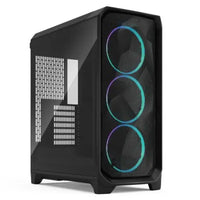 CSH Online Shop Fractal Design Meshify 3 (Black RGB TG Light) Gaming Case w/ Light Tint Window, E-ATX, Mesh Front, 3x RGB Fans, USB-C 20Gbps FRACTAL