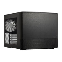 CSH Online Shop Fractal Design Node 804 (Black) Cube Case w/ Clear Window, Micro ATX, Brushed Al. Front, Optical Drive Option, 280mm Watercooling, 3 Fans, Fan Controller FRACTAL