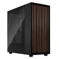 CSH Online Shop Fractal Design North XL Charcoal Black (TG Dark) Case w/ Dark Tint Glass Window, E-ATX, 3 PWM Fans, USB-C, Walnut Front FRACTAL