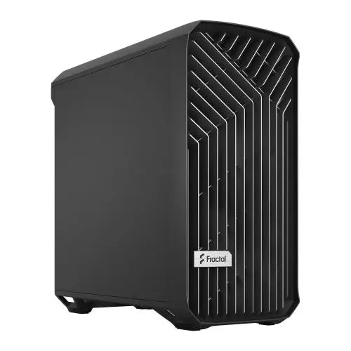 CSH Online Shop Fractal Design Torrent Compact (Black Solid) Gaming Case, E-ATX, 2 Fans, Fan Hub, Front Grille, USB-C FRACTAL