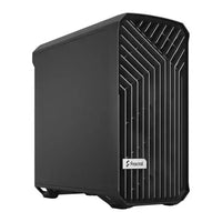 CSH Online Shop Fractal Design Torrent Compact (Black Solid) Gaming Case, E-ATX, 2 Fans, Fan Hub, Front Grille, USB-C FRACTAL
