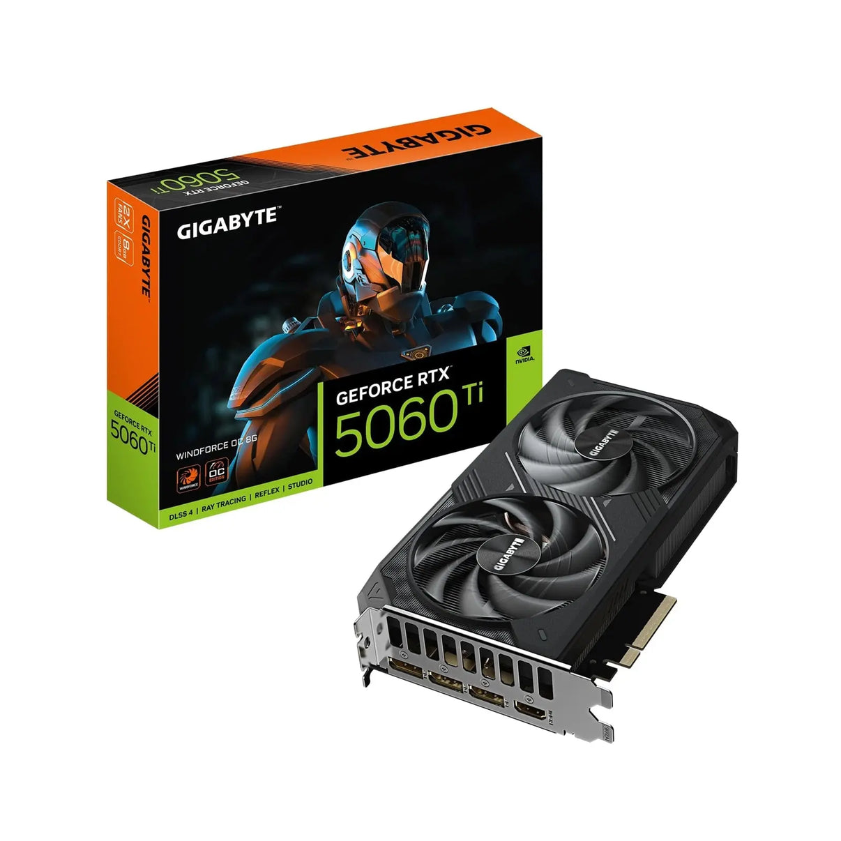 GeForce RTX 5060 Ti WINDFORCE 8GB GDDR7 Graphics Card