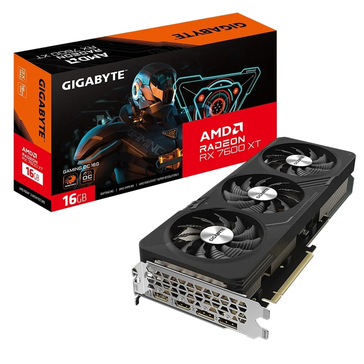Gigabyte AMD Radeon RX 7600 XT GAMING OC 16GB GDDR6 Graphics Card