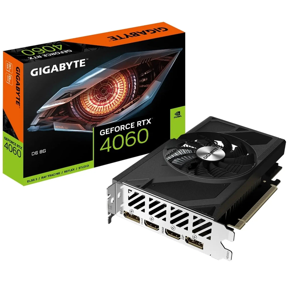 Gigabyte NVIDIA GeForce RTX 4060 D6 8GB GDDR6 Graphics Card