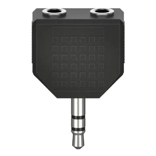 CSH Online Shop Hama 3.5mm Jack Splitter Dongle, 3.5mm Jack Male to 2x 3.5mm Jack Female, Black HAMA