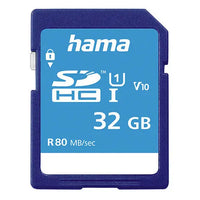 CSH Online Shop Hama 32GB SDHC Card, UHS-I Class 10, 80MB/s HAMA