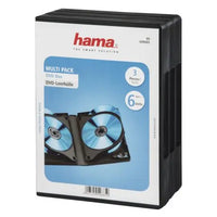 CSH Online Shop Hama 3x 6 DVD/Blu-Ray Jewel Cases, 6 Discs per case, Black HAMA