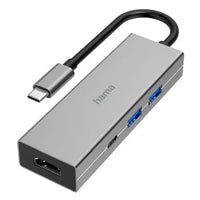 CSH Online Shop Hama 4-Port USB-C 3.2 Gen1 Hub w/ HDMI, 2x USB-A, 1x USB-C, 1x HDMI, Aluminium HAMA
