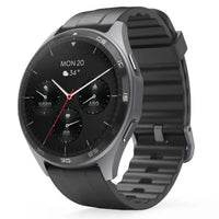 CSH Online Shop Hama 7010 Fitness Tracker Smart Watch, 1.43" AMOLED Touch Screen, Waterproof, Built-In GPS, Hands-Free Calling, Black/Anthracite HAMA