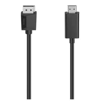 CSH Online Shop Hama DisplayPort Male to HDMI Male Converter Cable, Ultra-HD 4K, 1.5 Metre, Black HAMA