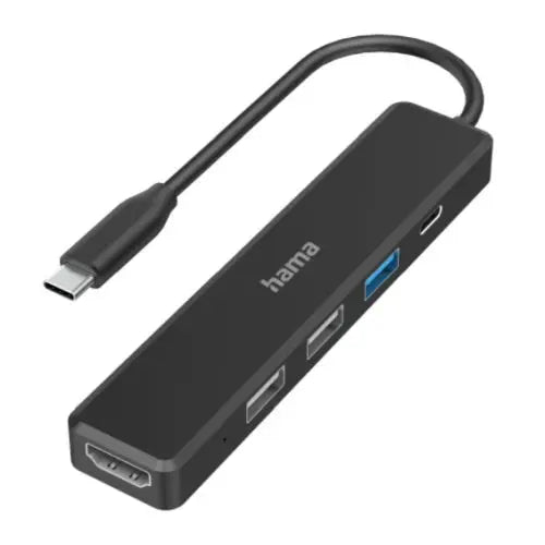 CSH Online Shop Hama External 4 Port USB-C Hub, USB Powered, 3 x USB-A , 1 x USB C (Power Delivery), 1 x HDMI HAMA
