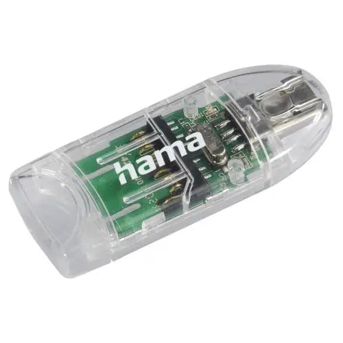 CSH Online Shop Hama External 8-in-1 USB 2.0 Card Reader, SD/microSD, Transparent, USB Powered HAMA
