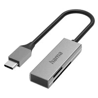 CSH Online Shop Hama External USB 3.0 Type-C Card Reader, SD/microSD, Aluminium, USB Powered HAMA