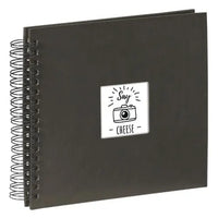 CSH Online Shop Hama Fine Art Spiral Photo Album, 28 x 24 cm, 50 Black Pages (100 Photos), Black HAMA