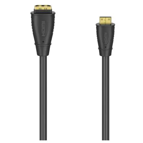 CSH Online Shop Hama HDMI Male to HDMI Type-C (Mini) Male Cable, Gold-Plated, 10cm HAMA