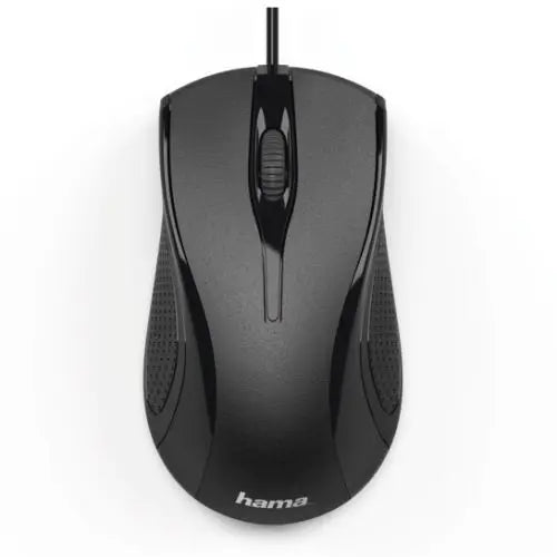 CSH Online Shop Hama MC-200 Wired Optical Mouse, 1000 DPI, USB, 3 Buttons, Black HAMA
