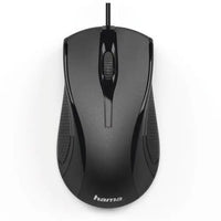 CSH Online Shop Hama MC-200 Wired Optical Mouse, 1000 DPI, USB, 3 Buttons, Black HAMA