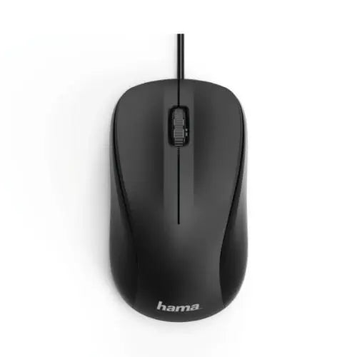 CSH Online Shop Hama MC-300 Wired Optical Mouse, 1200 DPI, USB, 3 Buttons, Black HAMA