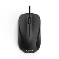 CSH Online Shop Hama MC-300 Wired Optical Mouse, 1200 DPI, USB, 3 Buttons, Black HAMA