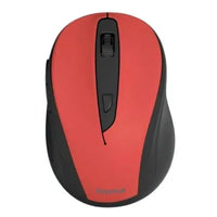 CSH Online Shop Hama MC-400 V2 Compact Wireless Optical Mouse, 6 Buttons, 800-1600 DPI, Black/Red HAMA