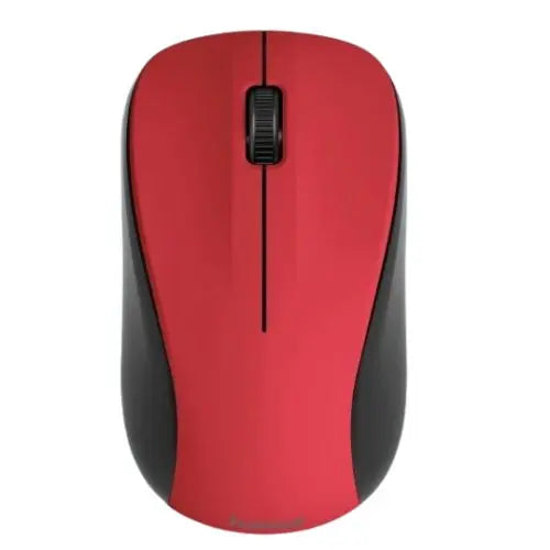 CSH Online Shop Hama MW-300 V2 Wireless Optical Mouse, 3 Buttons, Quiet, Ambidextrous, Red/Black HAMA